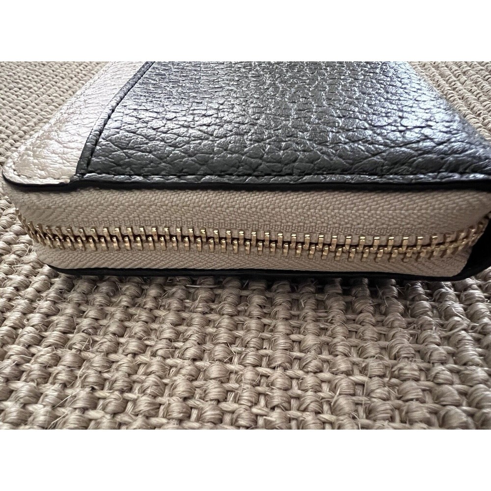 NEW Kate Spade Grove Court Lacey Zippy Zip Around Wallet Bag Ivory Pearl Black 2 - Picture 4 of 12